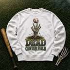 Dead Center Field Zombie Outfielder Baseball T-Shirt, view 3