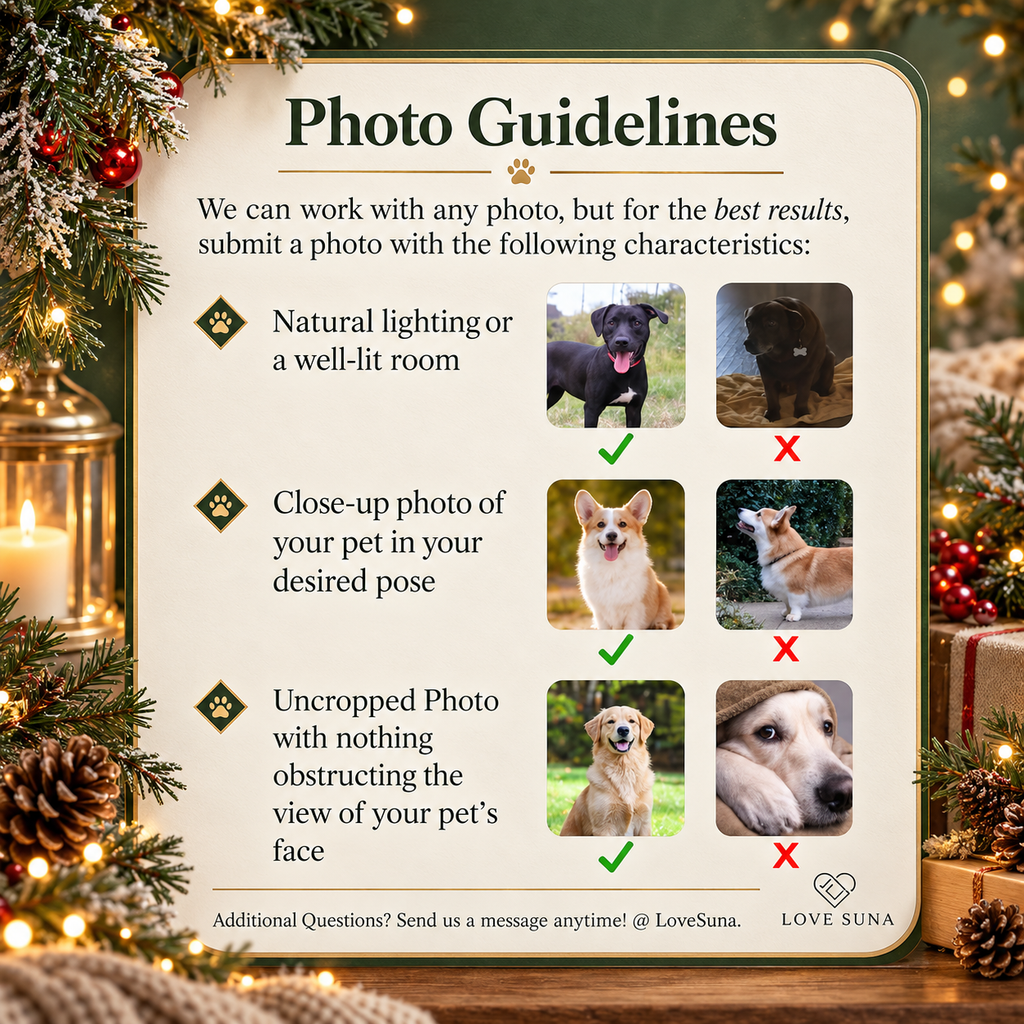Personalized Pet Photo Ceramic Ornament, view 3