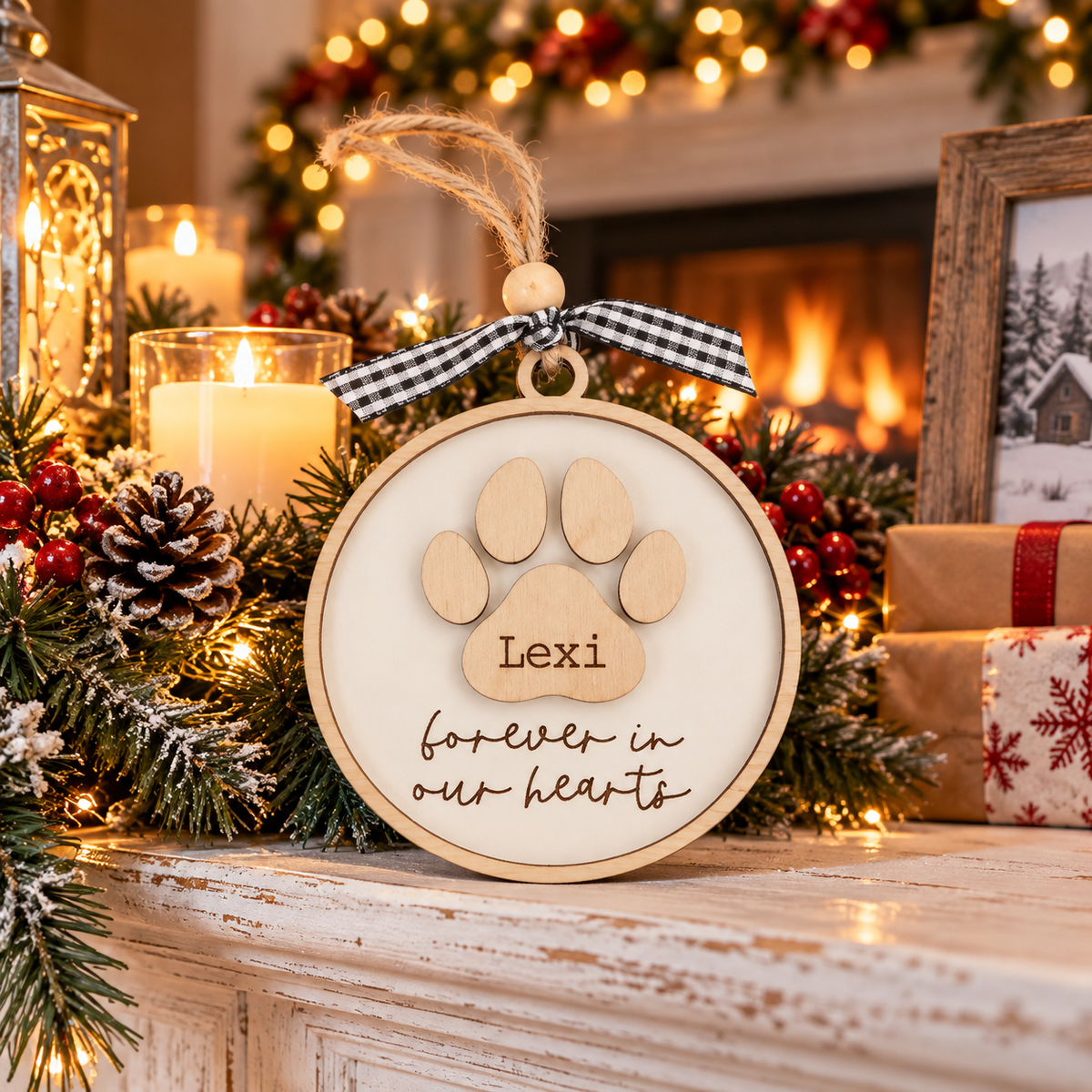 Personalized Pet Memorial Ornament, view 4