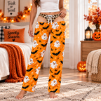 Cheeky Leopard & Ghost Halloween Pajamas, view 3