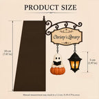 Personalized reading ghost with lantern bookshelf lamp, view 4