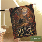 Sleepy Hollow Headless Horseman garden flag, view 2