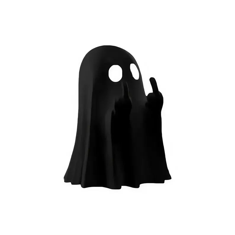 Funny resin ghost finger figurine for desk, view 3