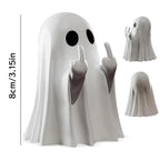 Funny resin ghost finger figurine for desk, view 5