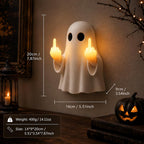 Ghost middle finger LED night light, funny Halloween lamp, view 4
