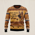 German Shepherd When I Need A Hand Ugly Christmas Sweater