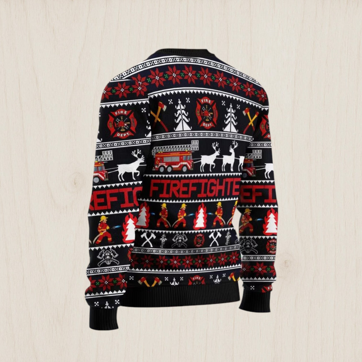 Firefighter Christmas Ugly Christmas Sweater