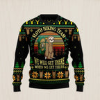 Sloth Team Holiday Ugly Christmas Sweater