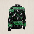 Louisiana USA Symbols Pattern Ugly Christmas Sweater
