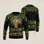 Sloth Team Holiday Ugly Christmas Sweater