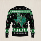 Texas USA Symbols Pattern Ugly Christmas Sweater