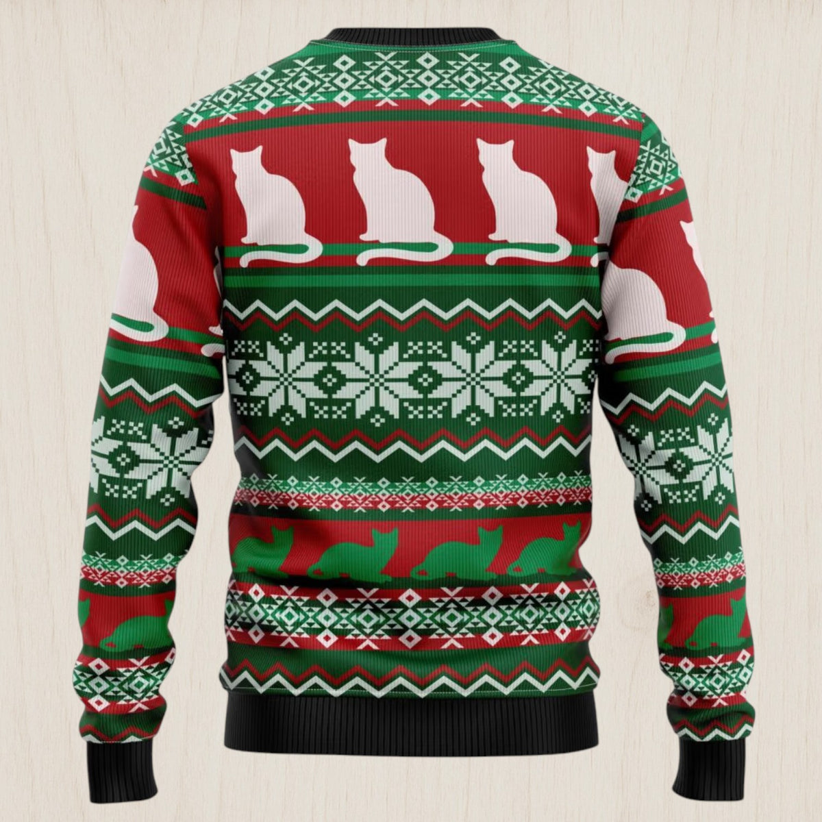 Cat Meowy Christmas Ugly Christmas Sweater