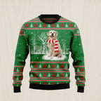 Golden Retriever Winter Ugly Christmas Sweater