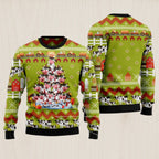 Cow Pine Tree Christmas Ugly Christmas Sweater