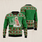 Golden Retriever Winter Ugly Christmas Sweater