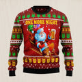 One More Night Beer Ugly Christmas Sweater