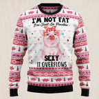 Pig Overflows Ugly Christmas Sweater