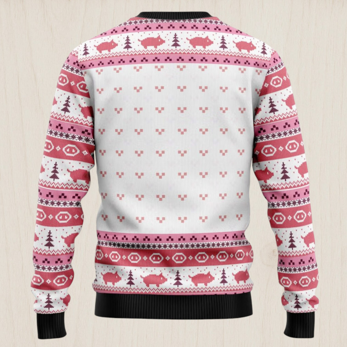 Pig Overflows Ugly Christmas Sweater