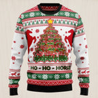 Horse Christmas Tree Ugly Christmas Sweater