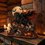 Headless Horseman wooden sign, Sleepy Hollow table decor | USAGatherCo