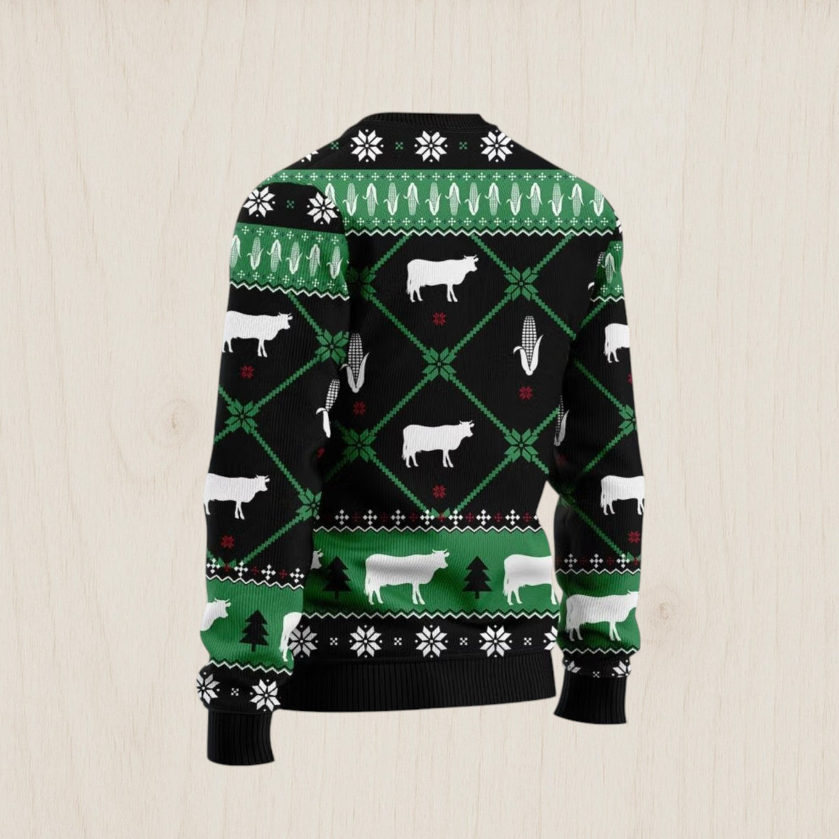 Iowa USA Symbols Pattern Ugly Christmas Sweater