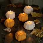 Pumpkin spice scented pumpkin shaped soy candle | USAGatherCo