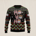 Bulldog Ho Ho Ho Ugly Christmas Sweater
