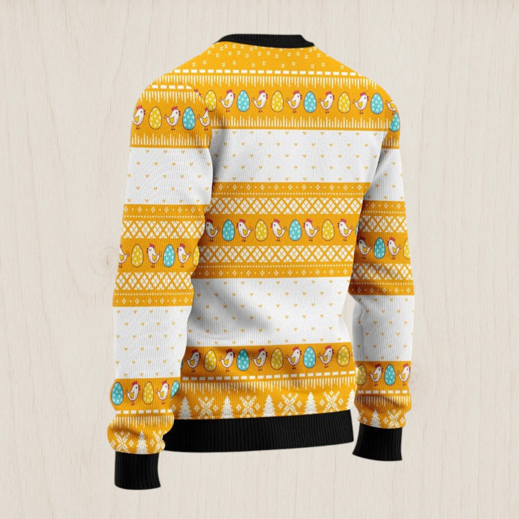 Wonderful Time Chicken Ugly Christmas Sweater