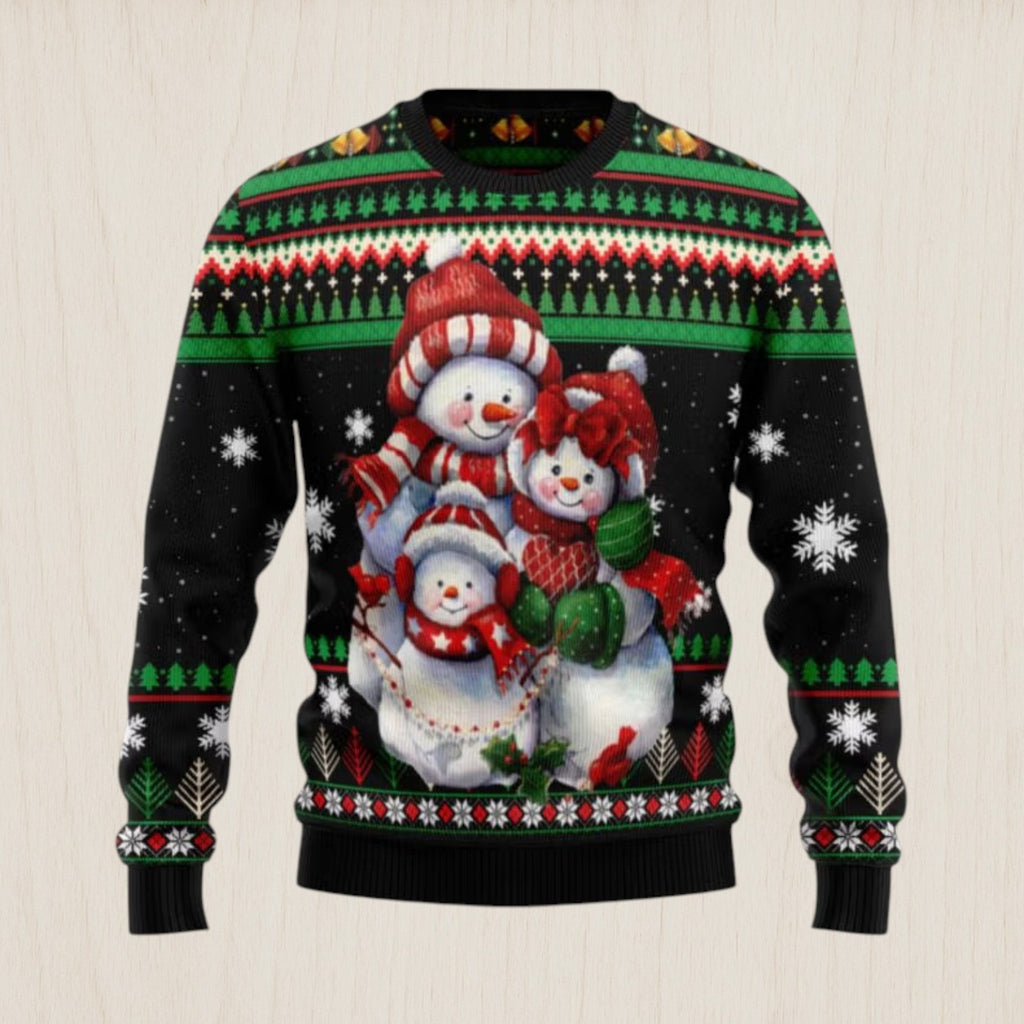 Lovely Snowman Ugly Christmas Sweater
