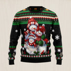 Lovely Snowman Ugly Christmas Sweater