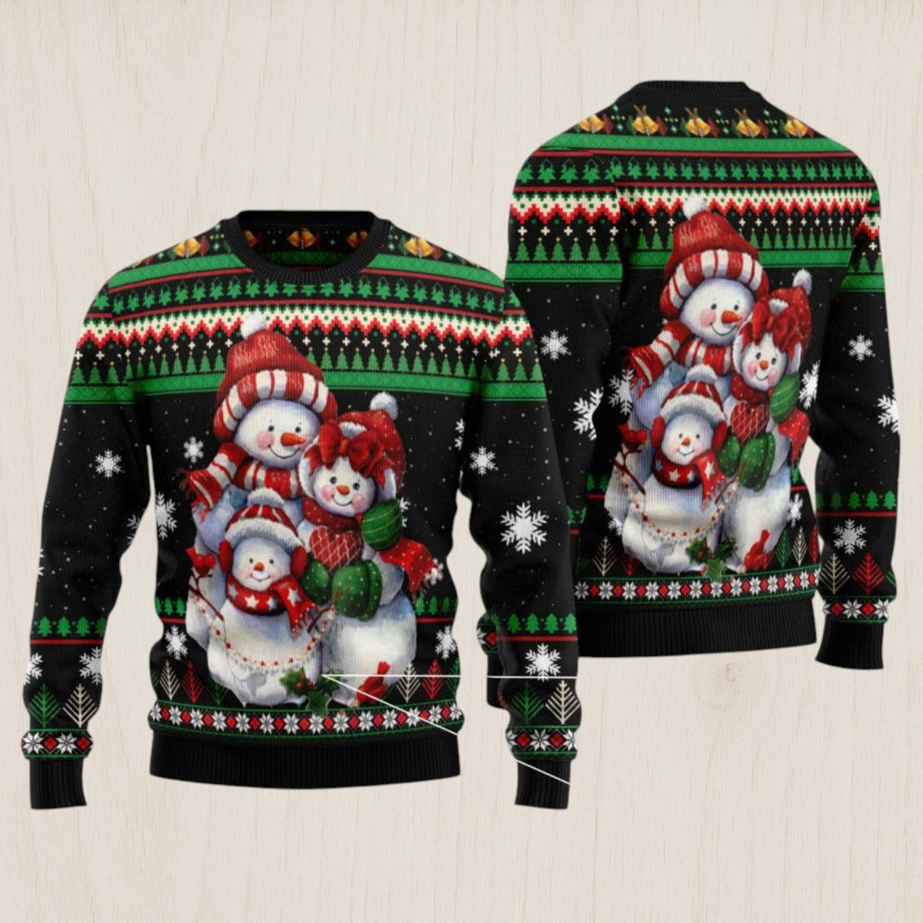 Lovely Snowman Ugly Christmas Sweater