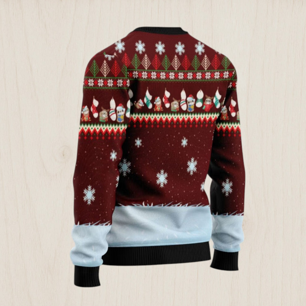 The Nap Before Christmas Sloth Ugly Christmas Sweater