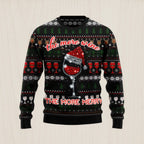 Red Wine More Merry Ugly Christmas Sweater