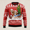 Beagle Dashing Ugly Christmas Sweater