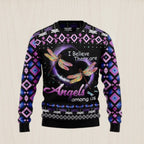 Dragonfly Angels Ugly Christmas Sweater