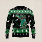 Michigan USA Symbols Pattern Ugly Christmas Sweater