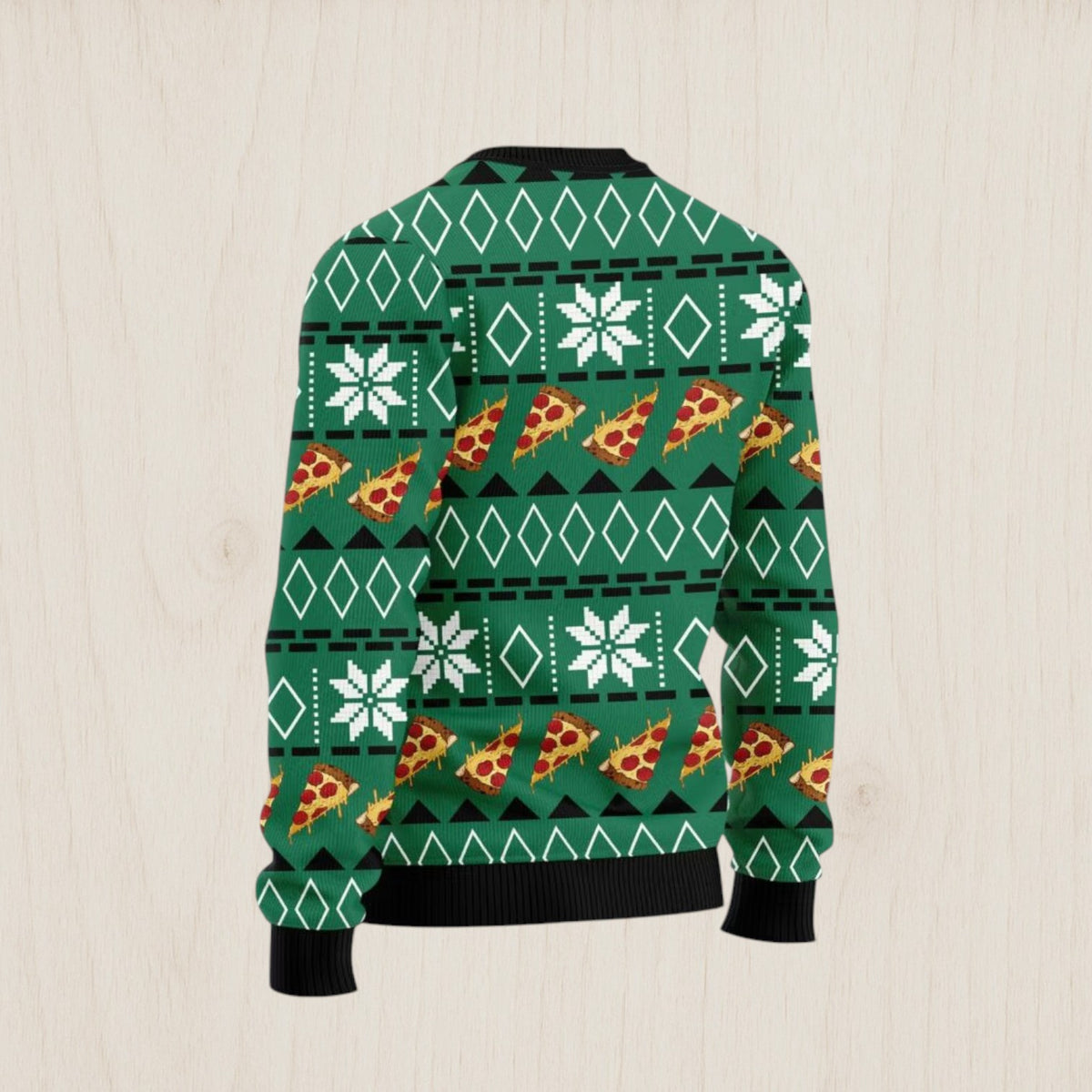 Cat Pizza Ugly Christmas Sweater