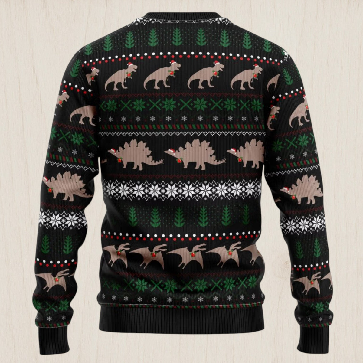 Dinosaur Mamasaurus Ugly Christmas Sweater