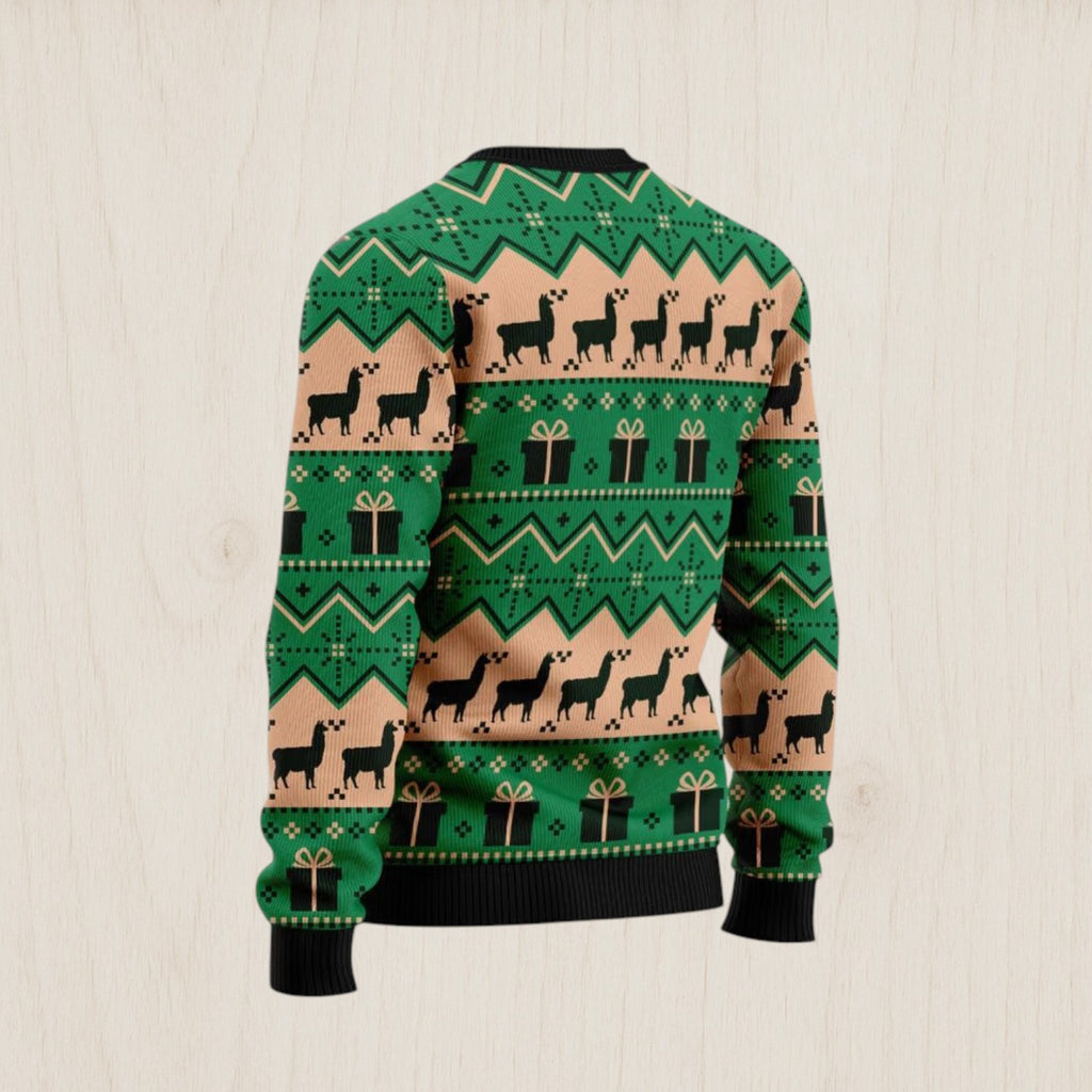 Christmas Tree Llama Ugly Christmas Sweater