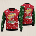 Donkey Naughty List Ugly Christmas Sweater