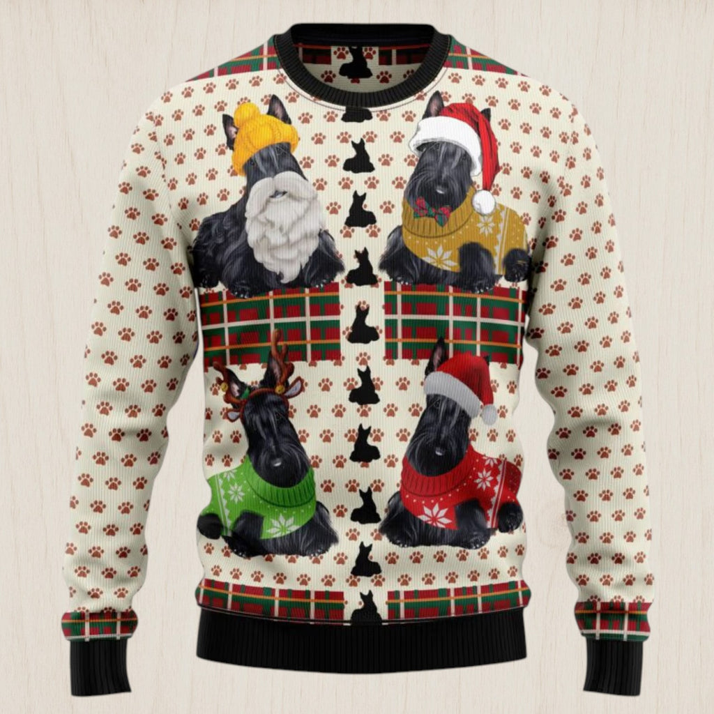 Scottish Terrier Christmas Ugly Christmas Sweater