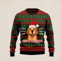 Golden Retriever Woofmas Ugly Christmas Sweater