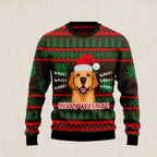 Golden Retriever Woofmas Ugly Christmas Sweater