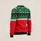 Meow Meow Black Cat Ugly Christmas Sweater