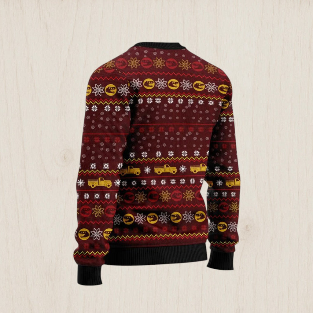 Dinosaur Mom Ugly Christmas Sweater