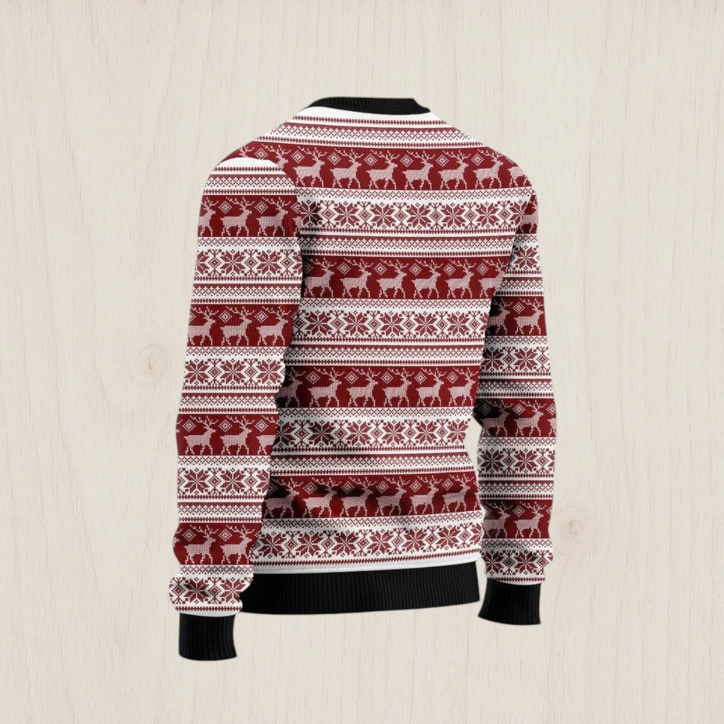 Golden Retriever Through The Snow Ugly Christmas Sweater