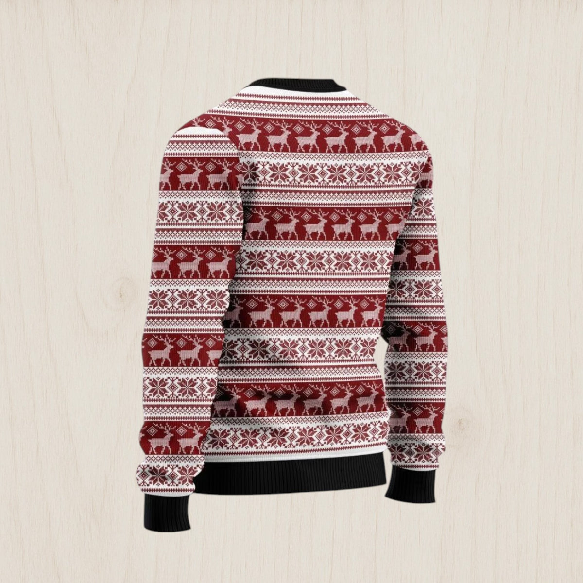 Golden Retriever Through The Snow Ugly Christmas Sweater