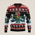 T-Rex Santa Claus Ugly Christmas Sweater