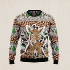 Giraffe Family Christmas Ugly Christmas Sweater