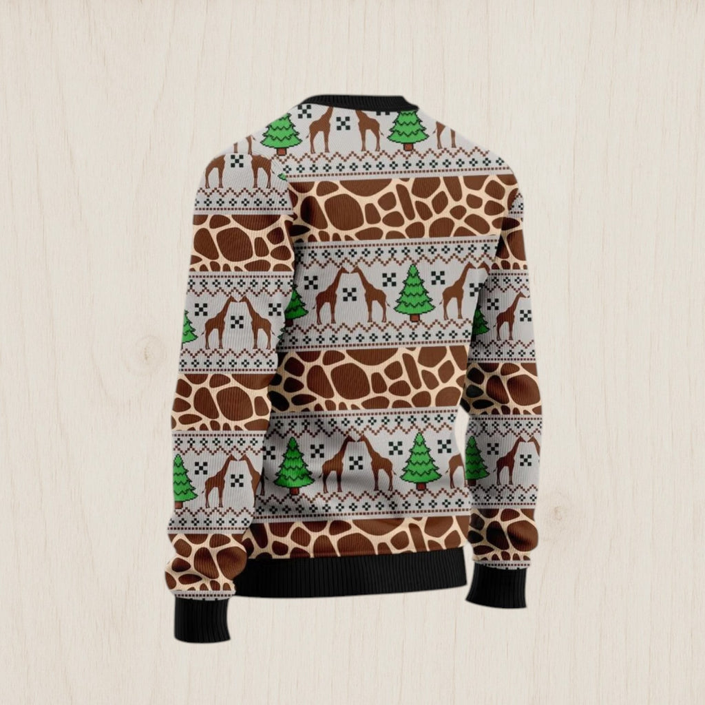 Giraffe Family Christmas Ugly Christmas Sweater